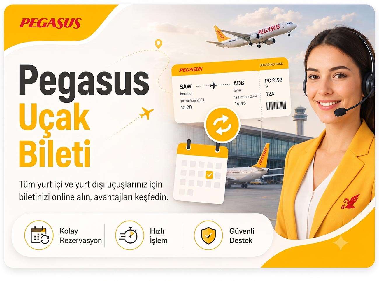 Pegasus Uçak Bileti Al
